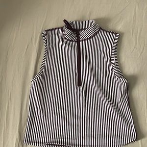 body glove, striped, cropped tank.